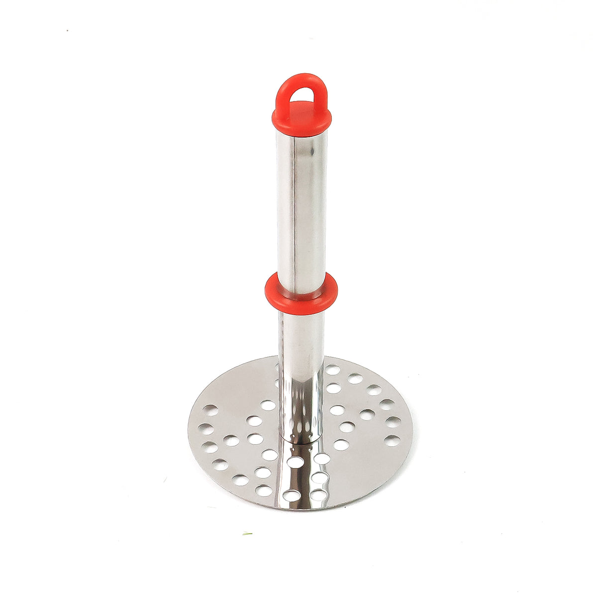 Stainless Steel Potato Masher With Ergonomic Handle (17cm  1 Pc)