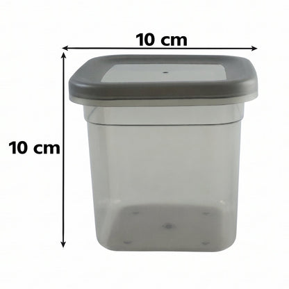 8 piece food storage container set for organised kitchen shelves