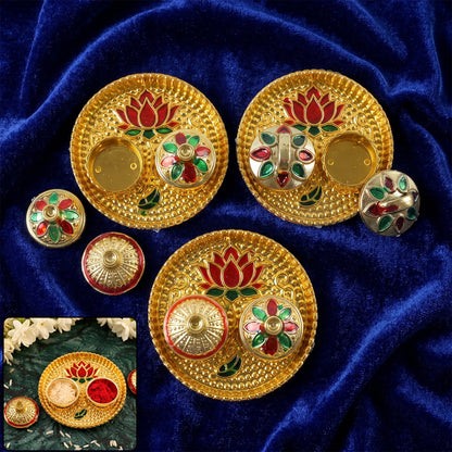 Pooja kumkum container for Diwali, weddings and festivals