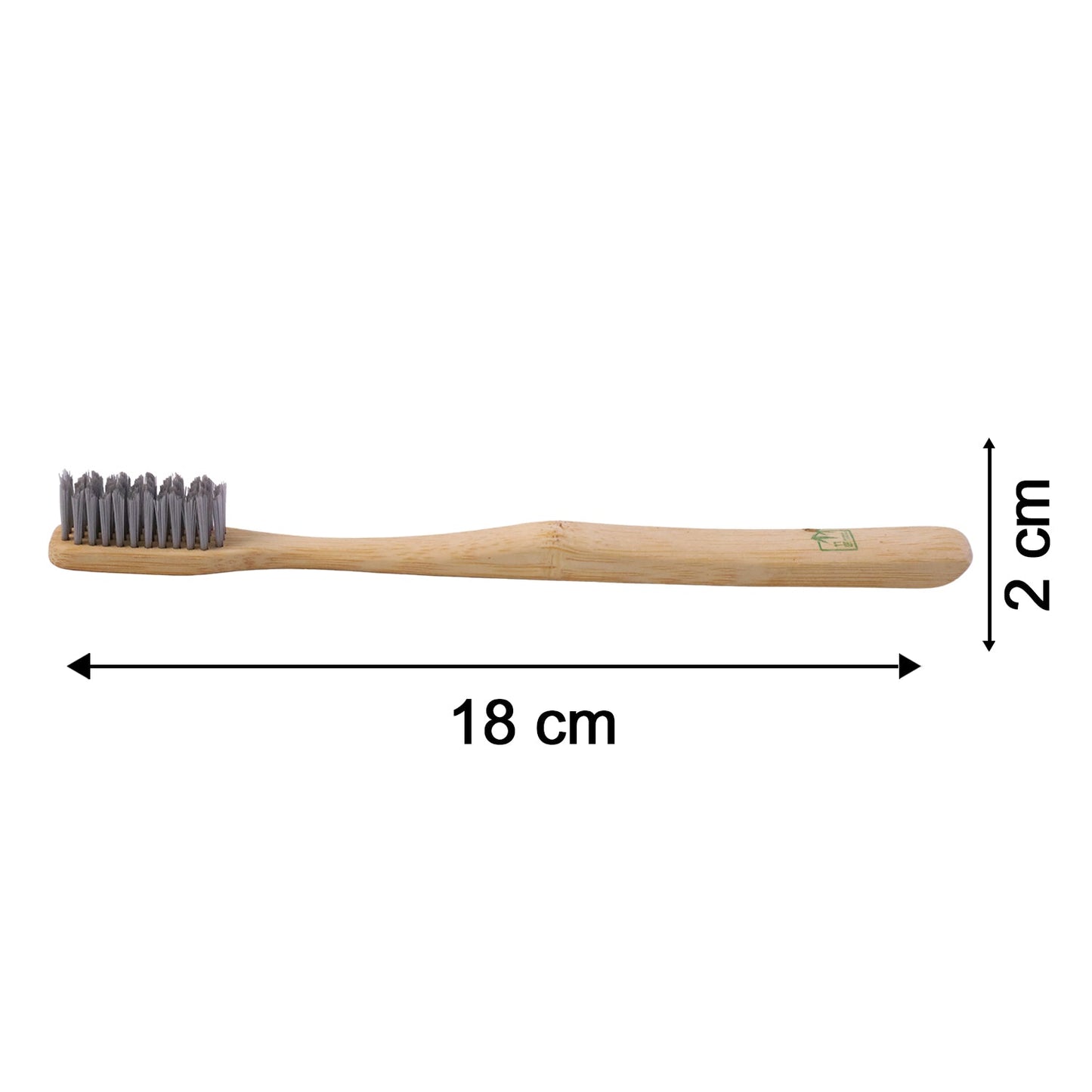 Soft Bamboo Toothbrush, Biodegradable Wooden Toothbrush with Soft Bristles (1 Pc)