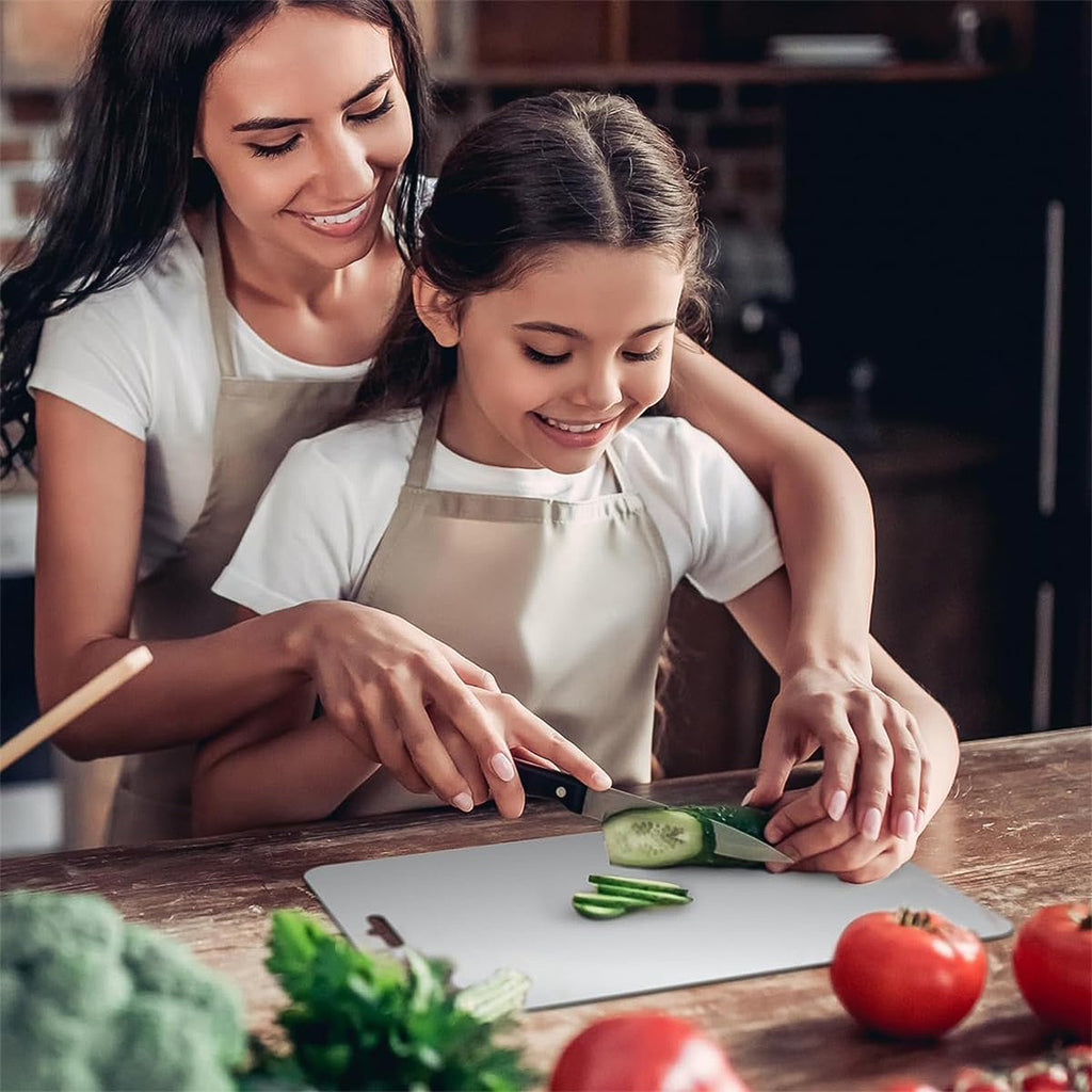 Stainless Steel Vegetable  Fruit Cutting Chopping Board (3120 Cm  1 Pc)